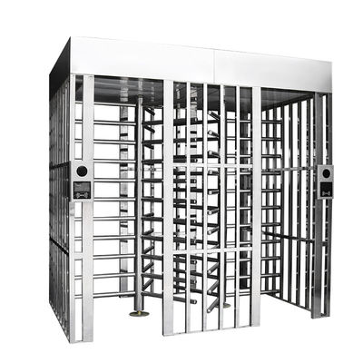 качество  One Full Height Fingerprint Security Entry Gate Turnstile Double Door Security Pedestrian Gate завод