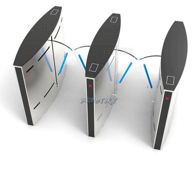 качество  304 Stainless Steel ESD Entrance Systems Designer Turnstile Smart Waist Industrial Security Gate Flap Barrier завод